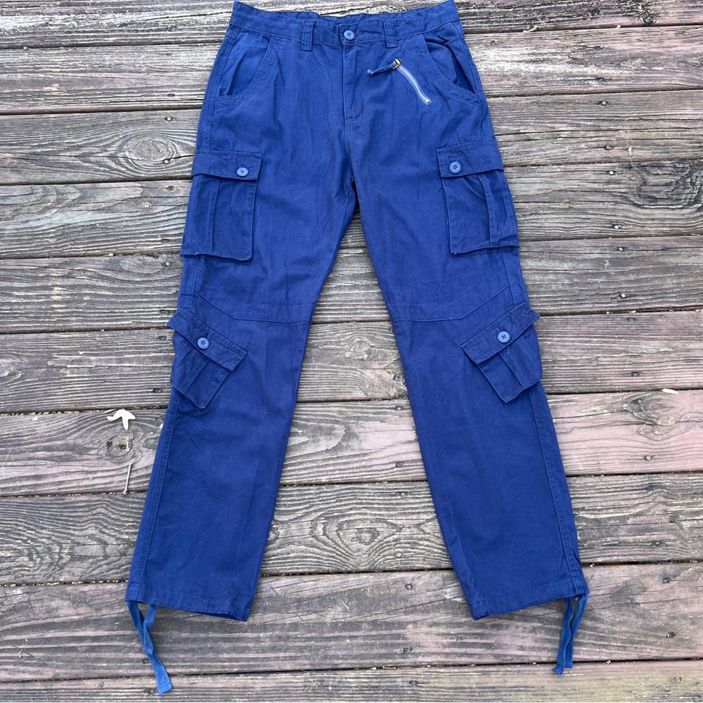 MustWay Men’s Paratrooper Outdoors Utility Cargo Grunge Streetwear Pants|Sz:34